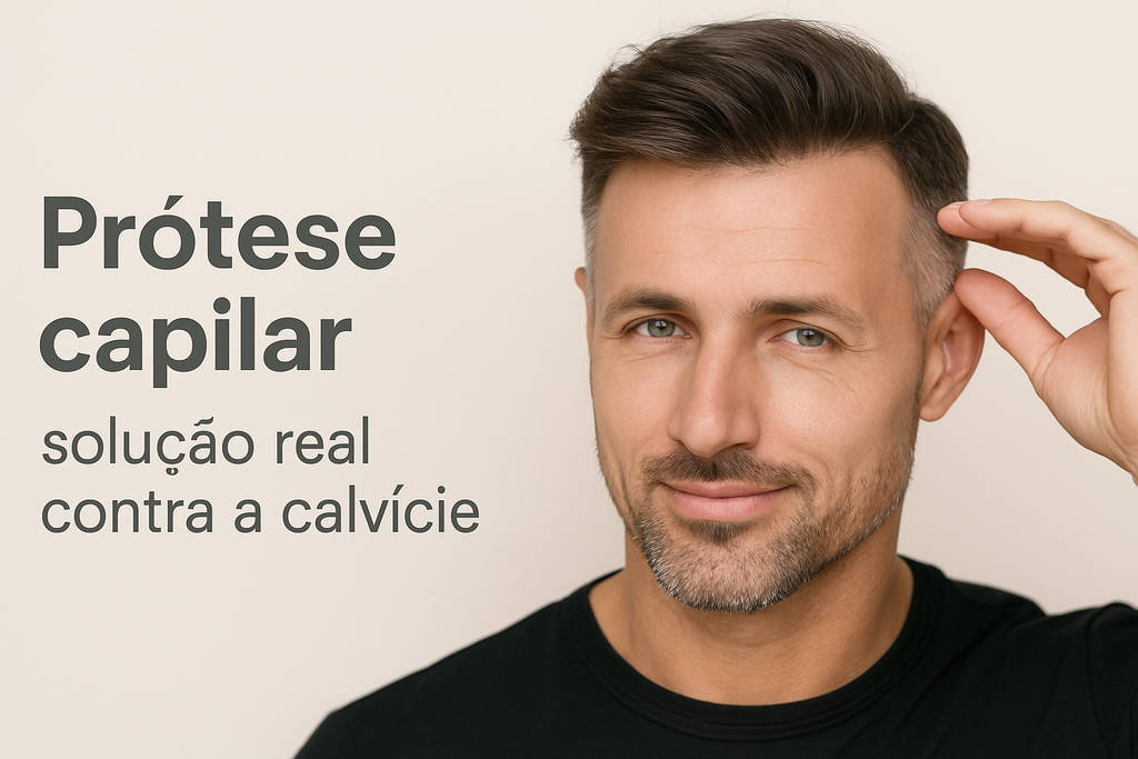 Prótese capilar: solução real contra a calvície